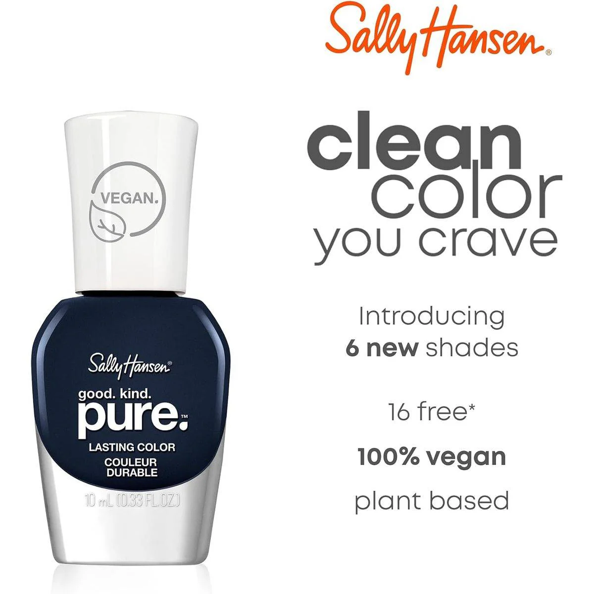 Sally Hansen Good Kind Pure Nail Polish 151 Warm Cacao 10ml - Image 4