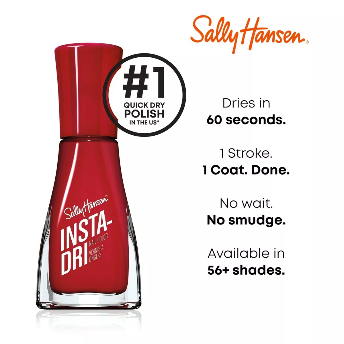 Sally Hansen Insta Dri Nail Color Asap Apple 9ml - Image 2