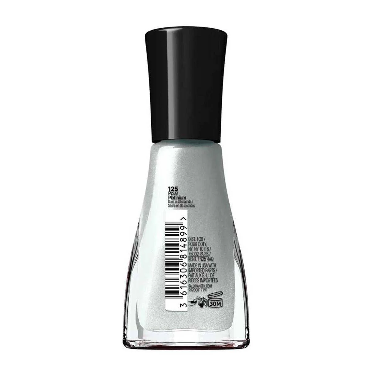 Sally Hansen Insta Dri Nail Color Chrome Polar Platinum 9.17ml - Image 2