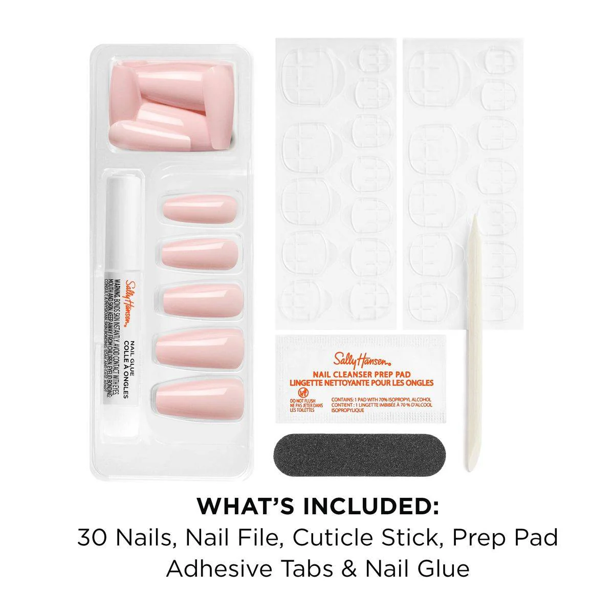 Sally Hansen Salon Effects Perfect Press-On Nails CO311 Soul Pink - Image 2