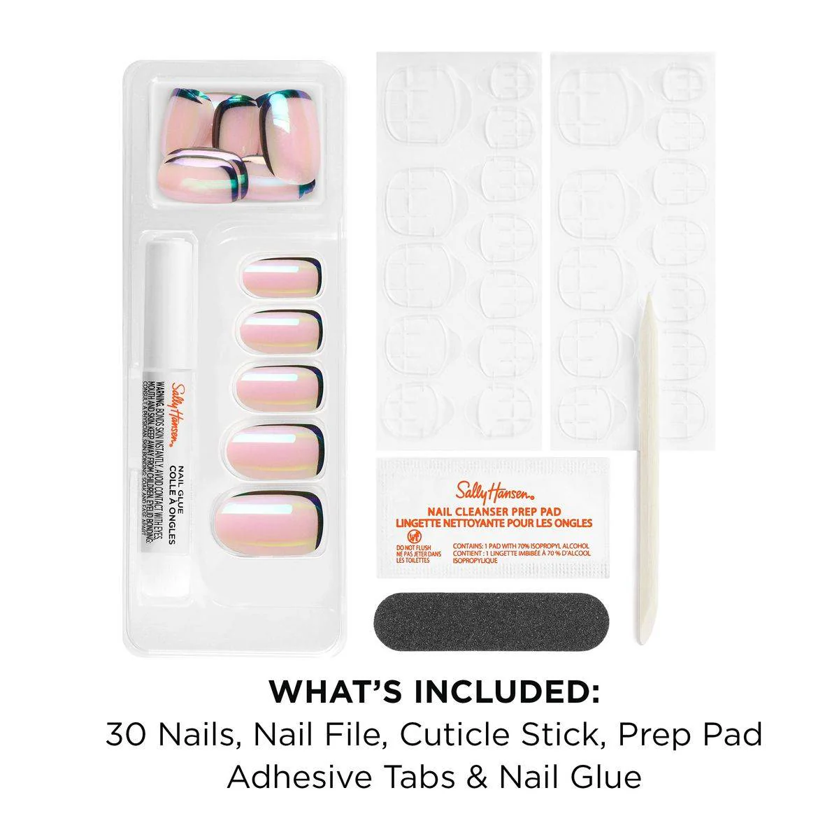 Sally Hansen Salon Effects Perfect Press-On Nails OV101 Swoop There It I - Image 4
