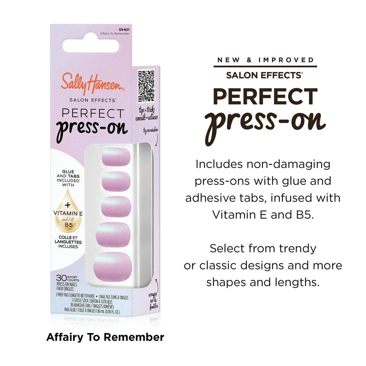 Sally Hansen Salon Effects Perfect Press-On Nails SV401 Affairy To Remember - Image 3