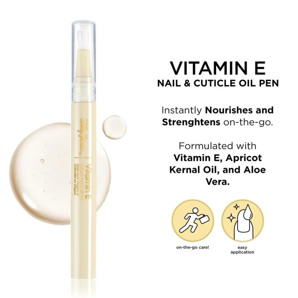 Sally Hansen Vitamin E Nail & Cuticle Oil Pen 1.8ml - Image 5
