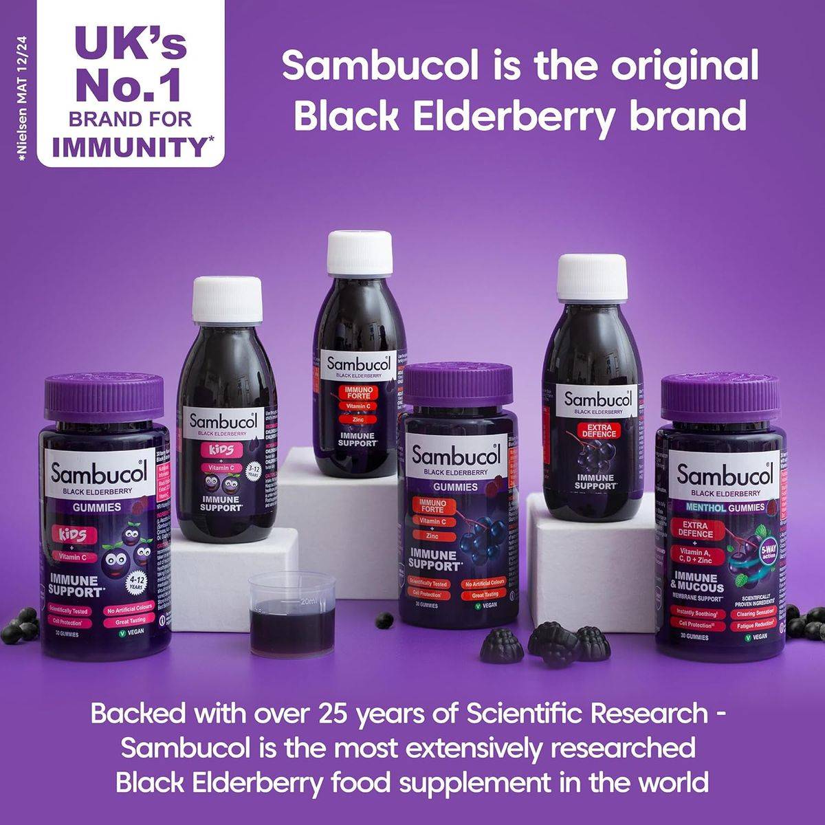 Sambucol Kids + Vitamin C Liquid 120ml - Image 2