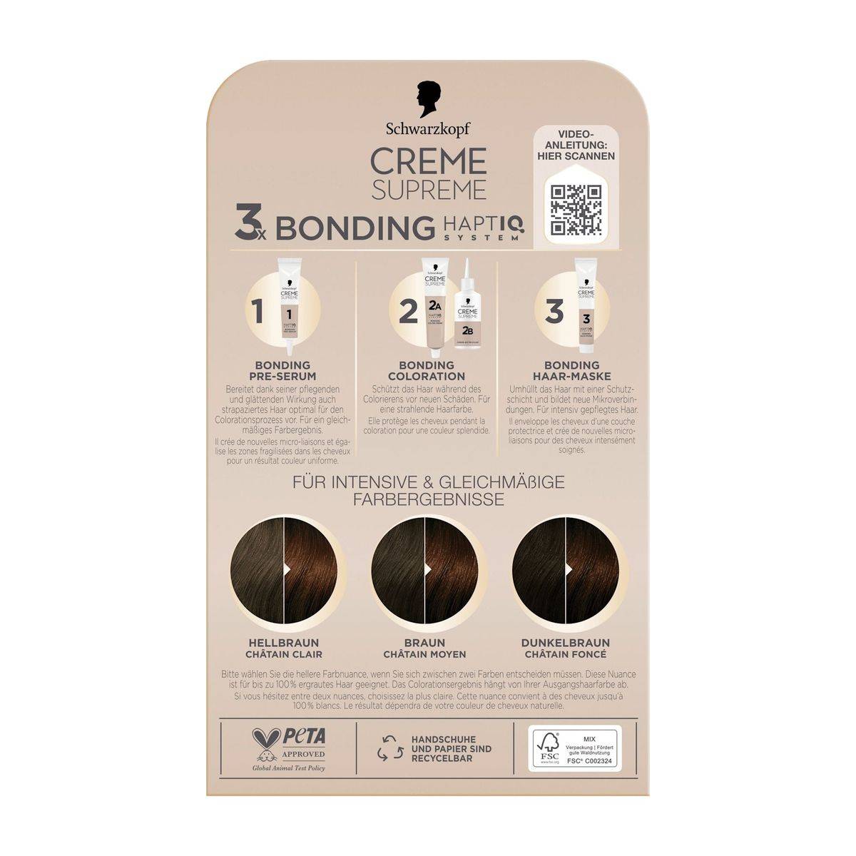 Schwarzkopf Creme Supreme Full Kit 5-60 - Image 2