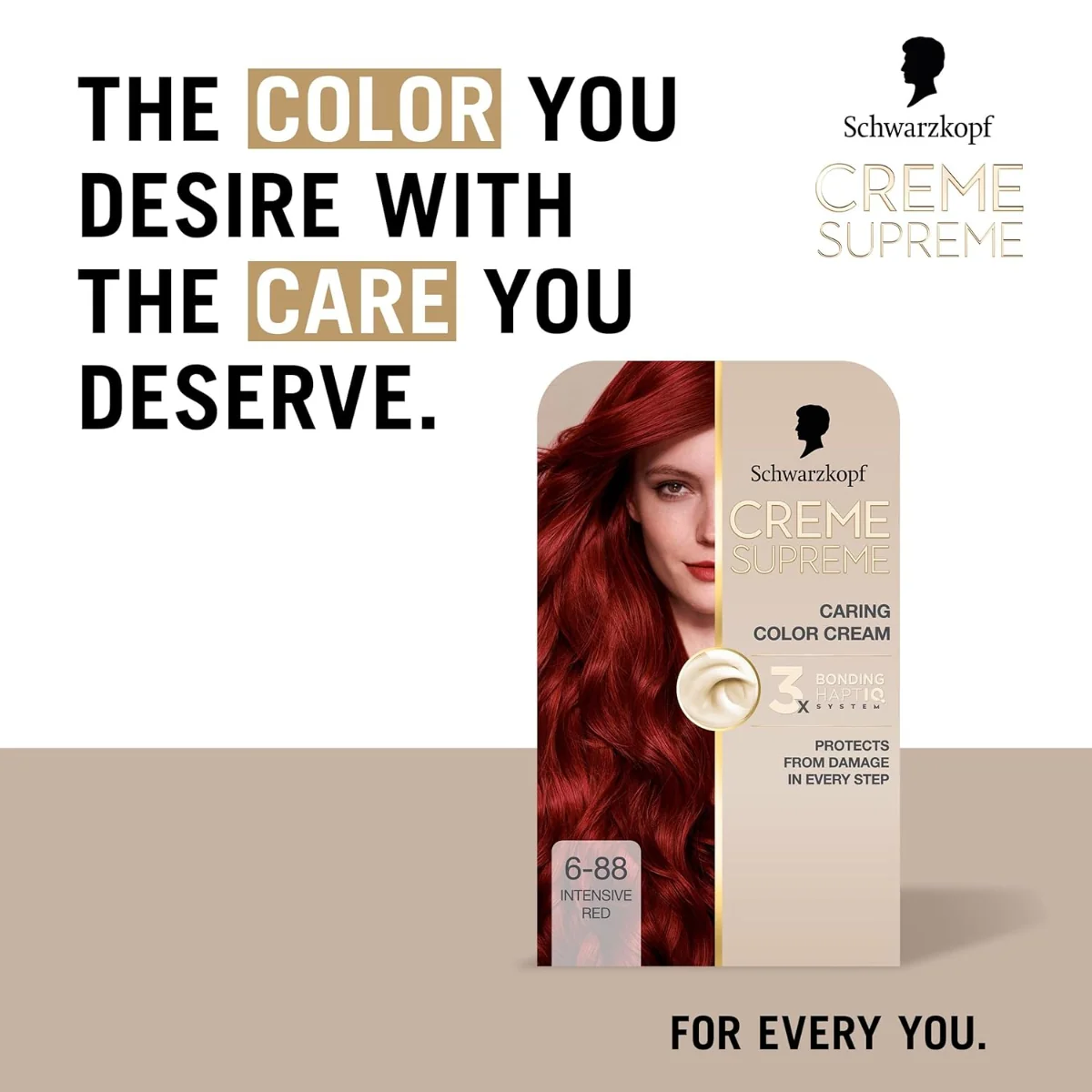 Schwarzkopf Creme Supreme Full Kit 6-88 - Image 3
