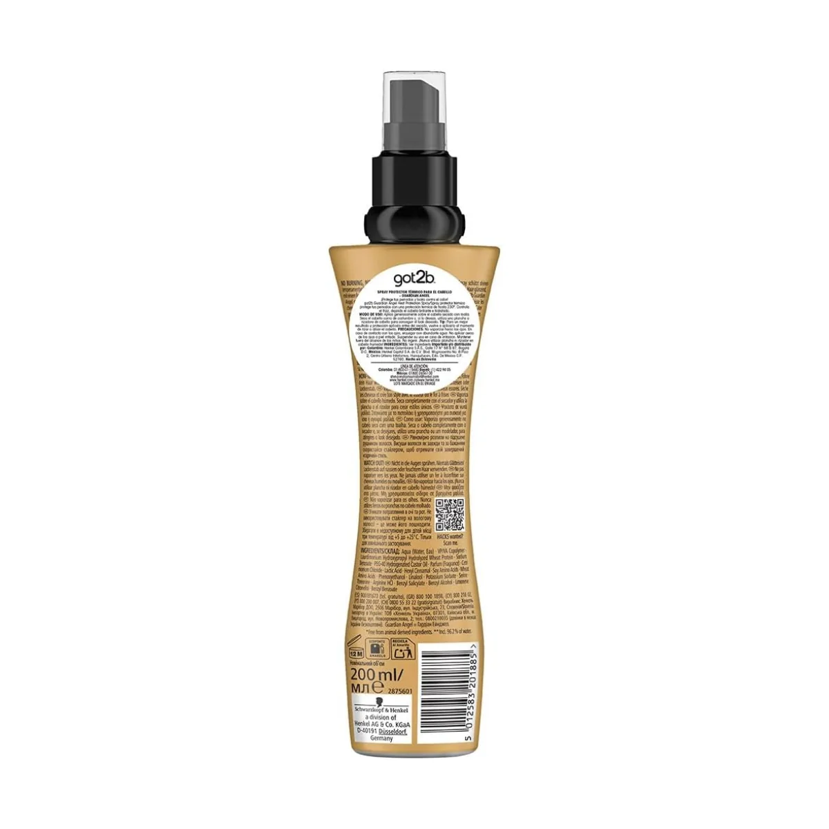 Schwarzkopf Got2B Guardian Angel Heat Protection Spray 200ml - Image 2