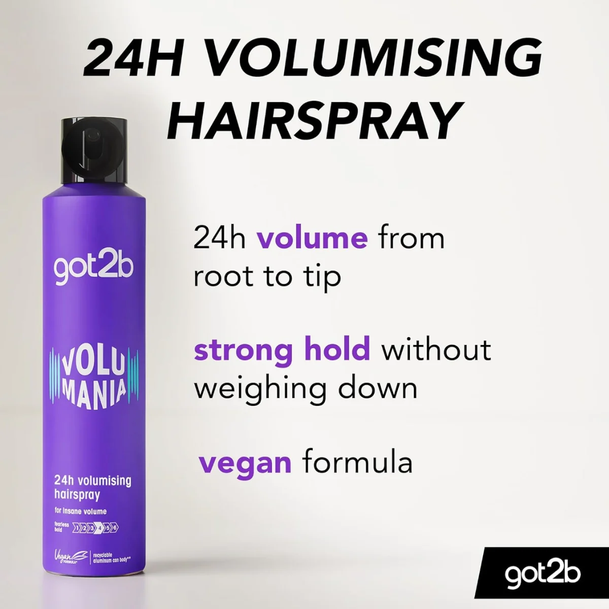 Schwarzkopf Got2B Volumaniac Hair Spray 300ml - Image 7