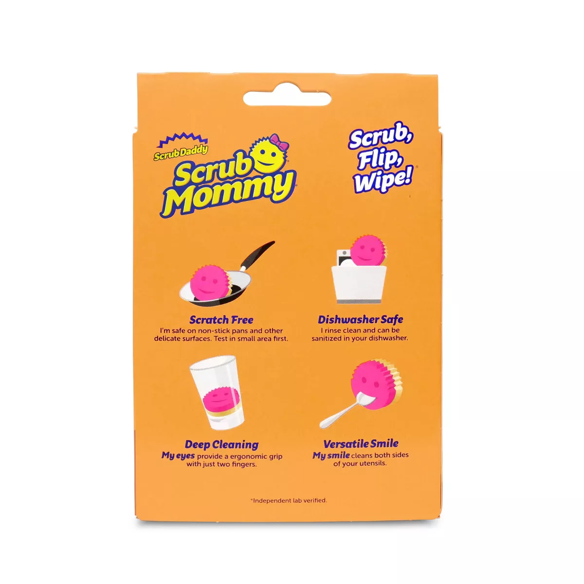 Scrub Daddy The Original Scrub Mommy Dual Sided Scrubber + Sponge 1 Pack - Image 6