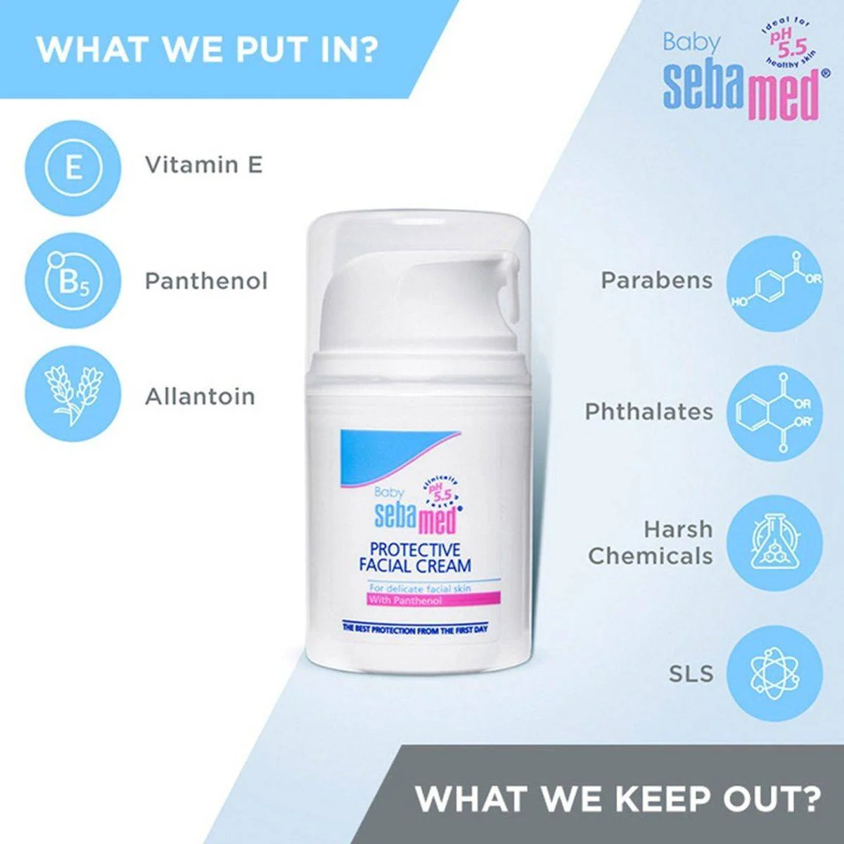 Sebamed Baby Protective Facial Cream 50ml - Image 3