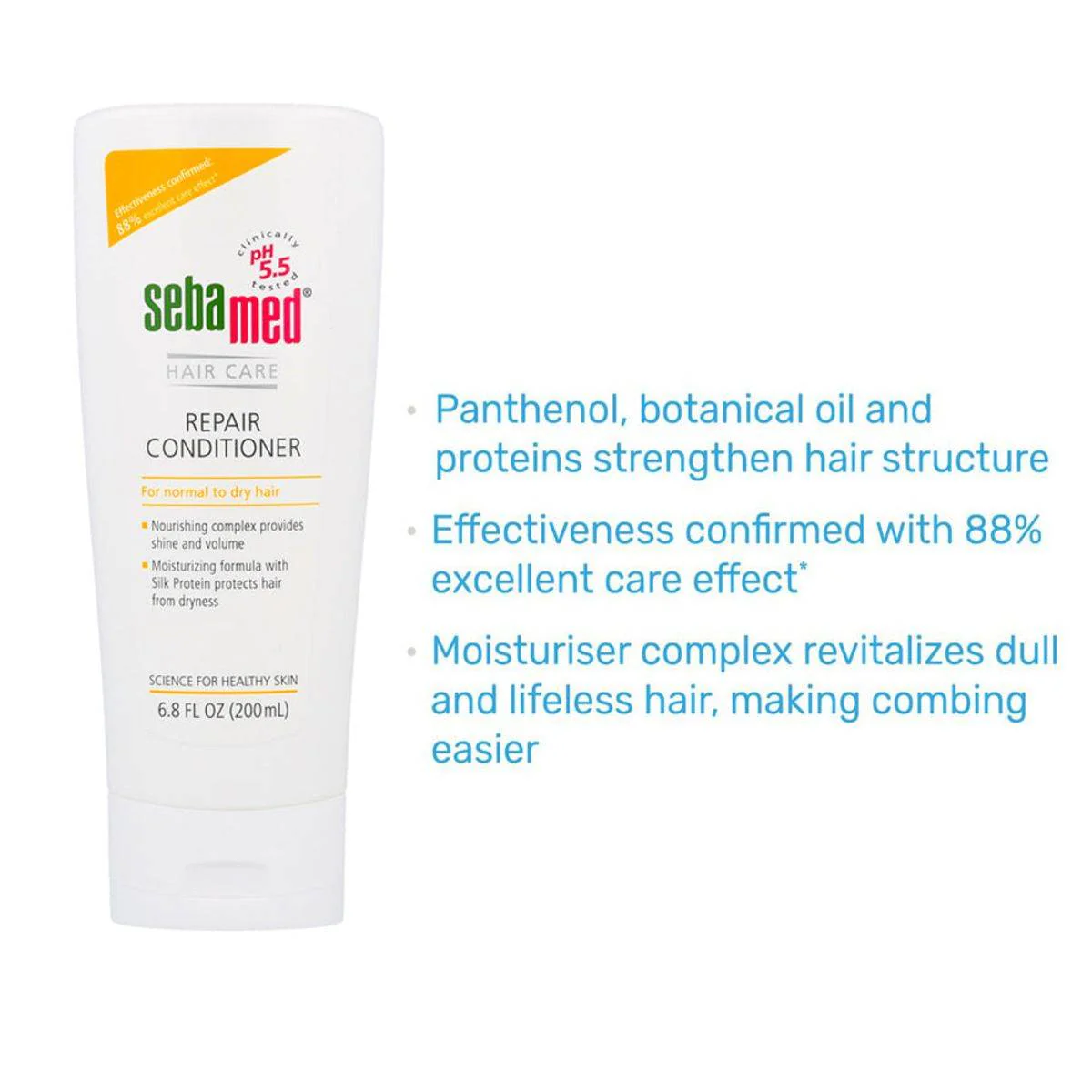 Sebamed Hair Care Repair Conditioner For Normal to Dry Hair 200ml - Image 5