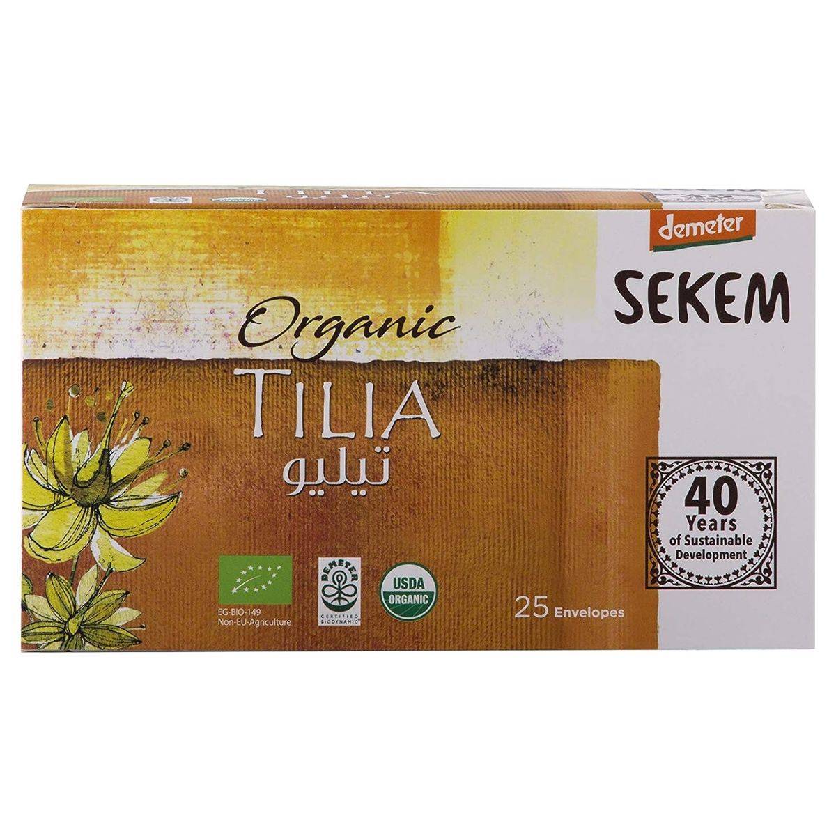 Sekem Organic Tea Tilia 25 Bags - Image 4