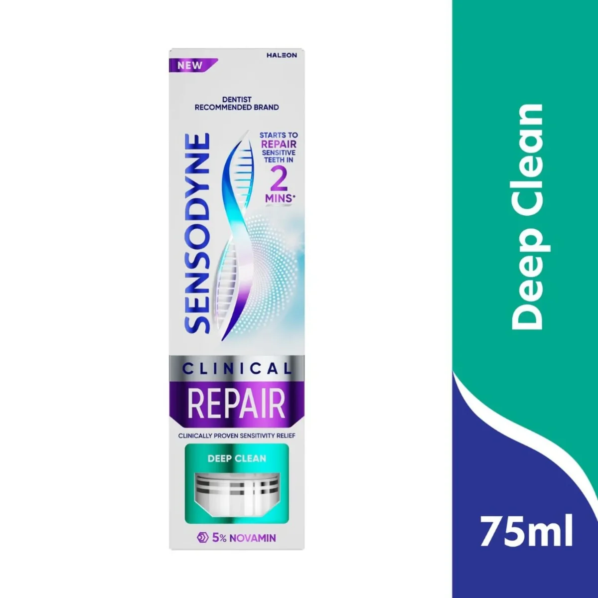 Sensodyne Toothpaste Clinical Repair Deep Clean 75ml - Image 2