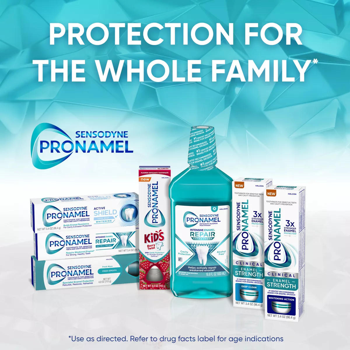 Sensodyne Toothpaste Pronamel Active Enamel Shield Fresh Mint 75ml - Image 2