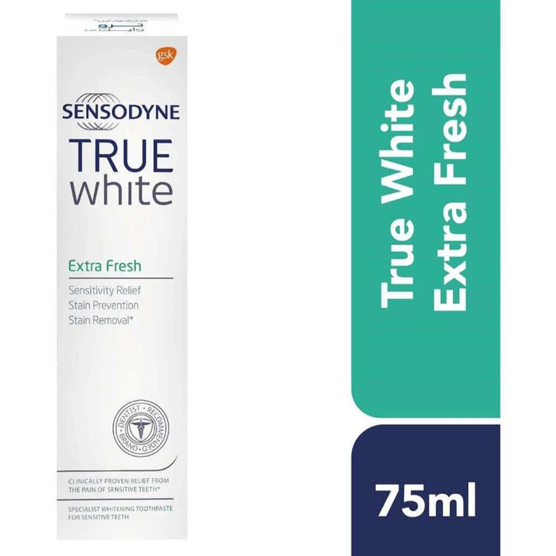 Sensodyne Toothpaste True White Extra Fresh 75ml