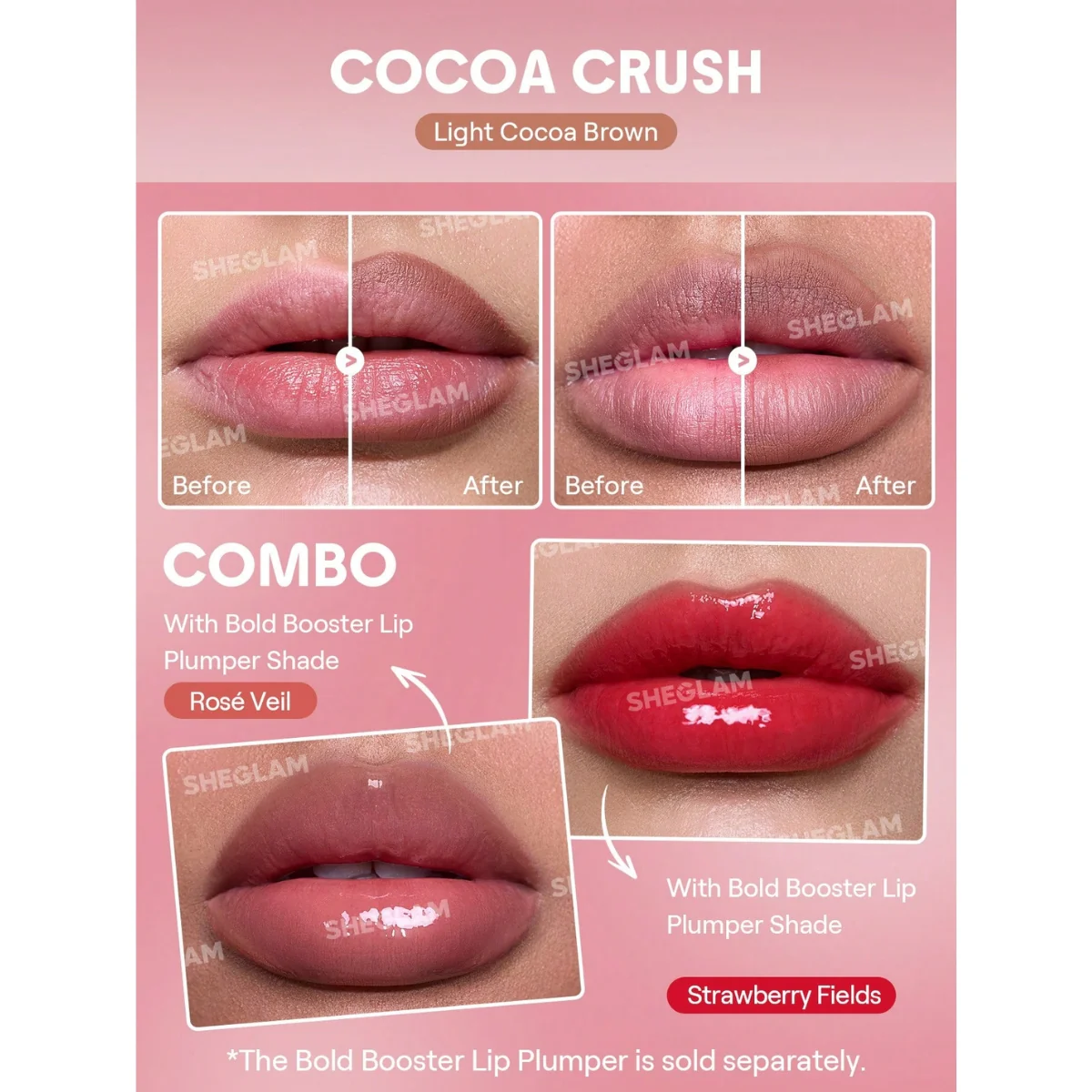 Sheglam Bold Booster Plumping Lip Liner Cocoa Crush 0.20g - Image 2