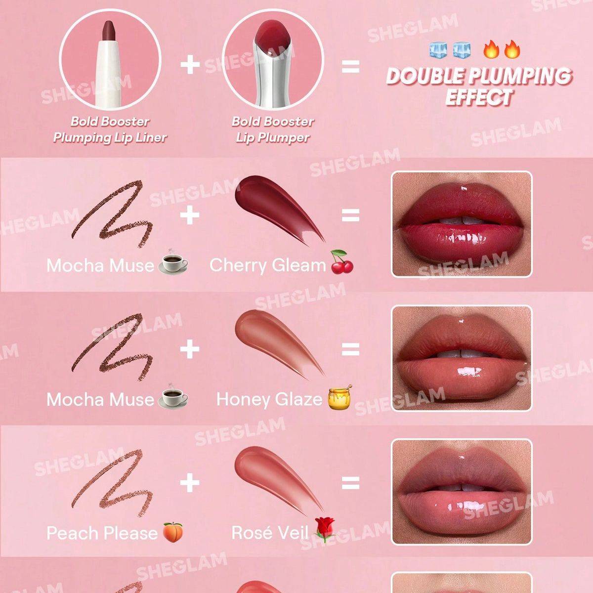 Sheglam Bold Booster Plumping Lip Liner Peach Please 0.20g - Image 3