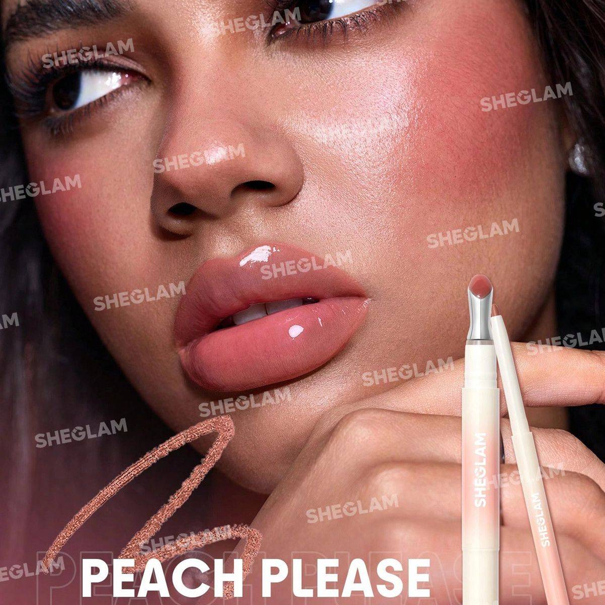 Sheglam Bold Booster Plumping Lip Liner Peach Please 0.20g - Image 8
