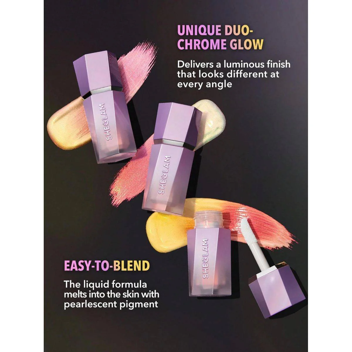 Sheglam Chroma-Glow Bloom Liquid Highlighter Flying Comet 5.2ml - Image 4