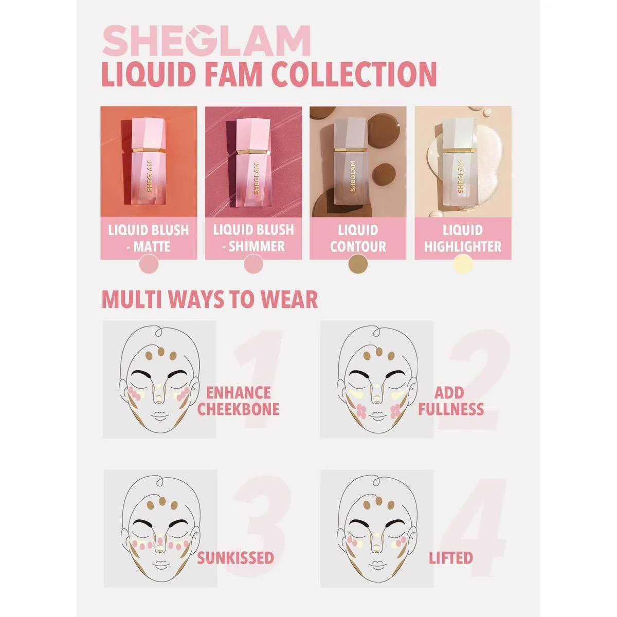 Sheglam Color Bloom Liquid Blush Matte Finish Devoted 5.2ml - Image 2
