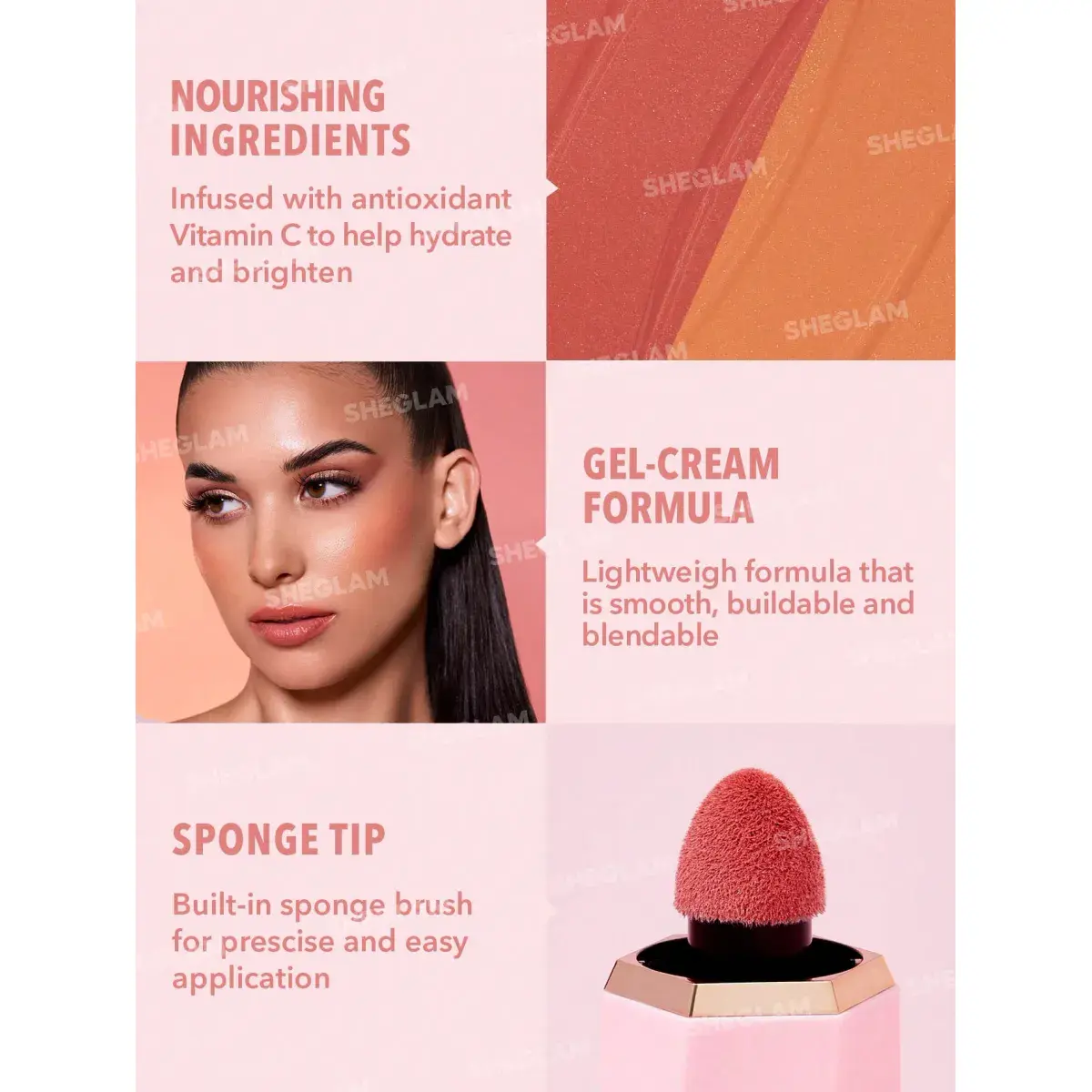 Sheglam Color Bloom Liquid Blush Matte Finish Devoted 5.2ml - Image 4