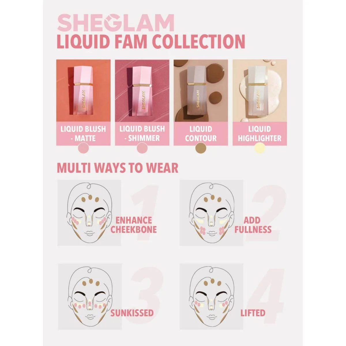 Sheglam Color Bloom Liquid Blush Matte Finish Real Deal 5.2ml - Image 5
