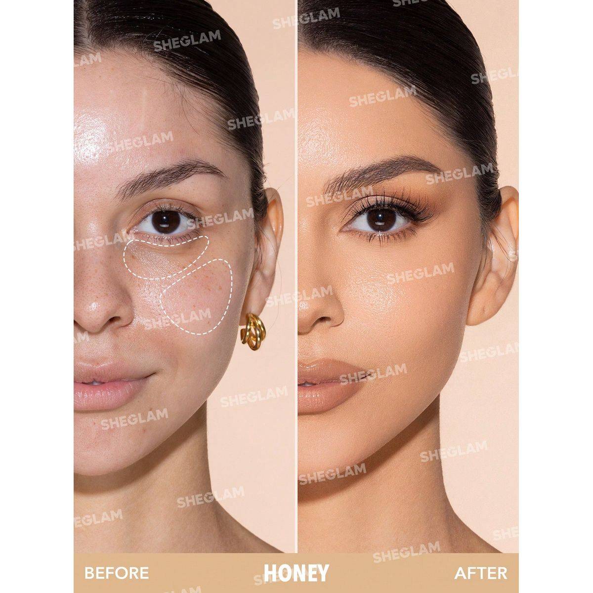 Sheglam Complexion Boost Concealer Honey 4.5g - Image 4
