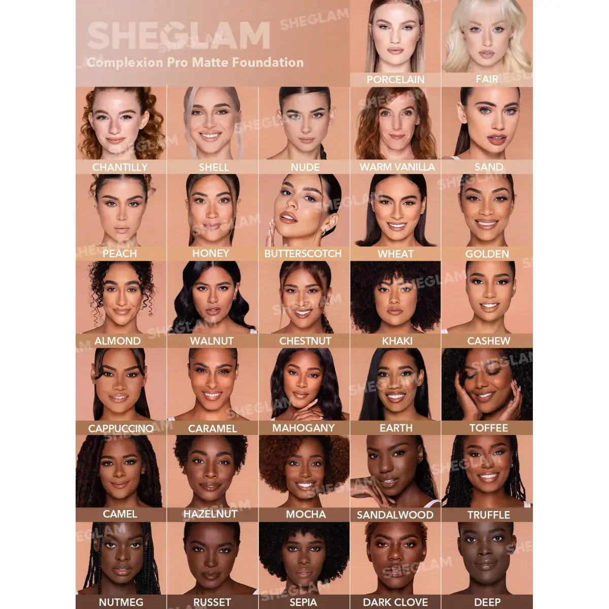Sheglam Complexion Pro Long Lasting
Breathable Matte Foundation Chestnut 30ml - Image 6