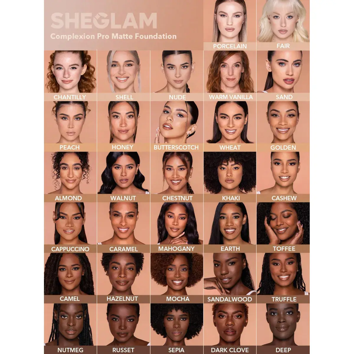 Sheglam Complexion Pro Long Lasting
Breathable Matte Foundation Earth 30ml - Image 4