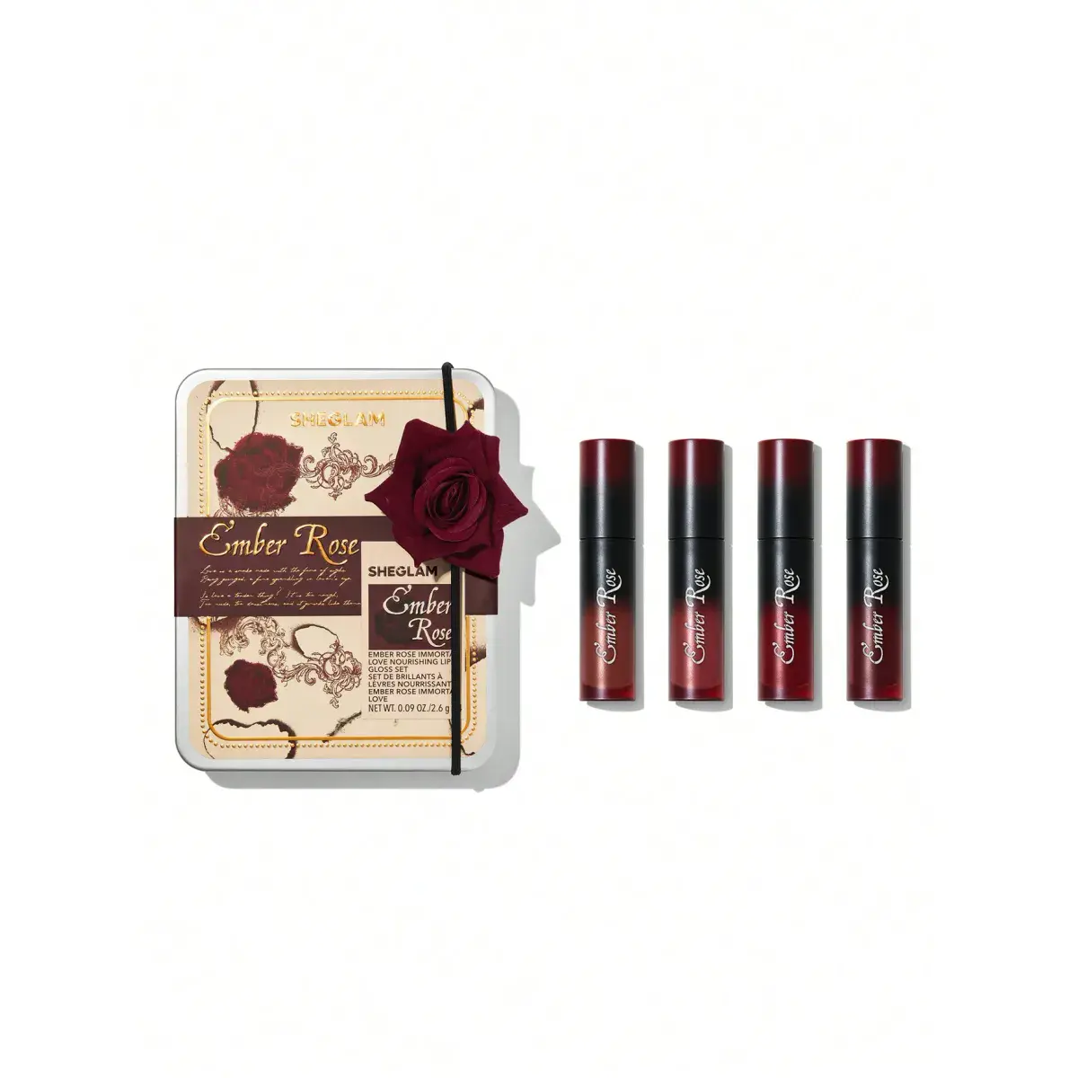 Sheglam Ember Rose Immortal Love Nourishing Lip Gloss Burning Devotion 2.6g