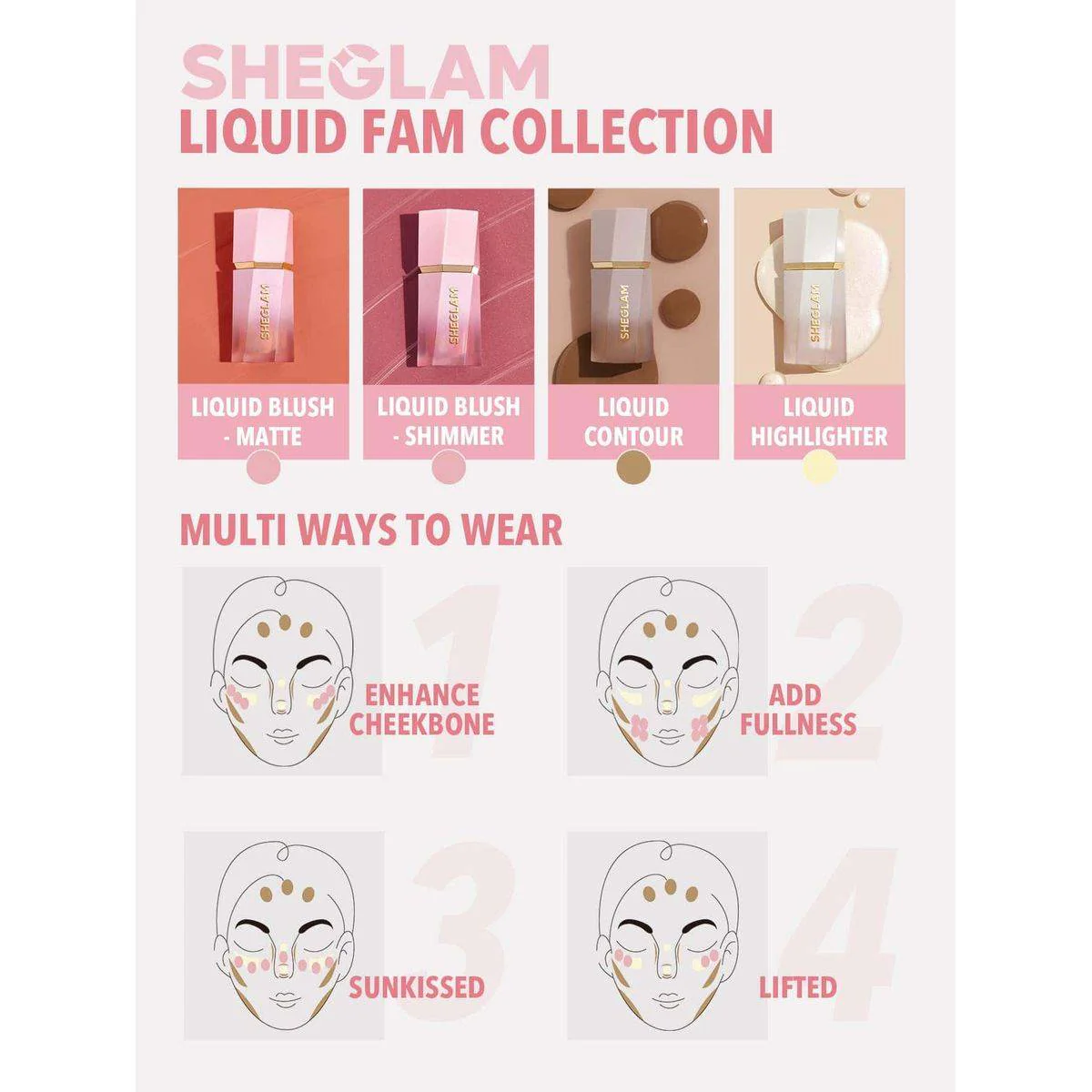 Sheglam Glow Bloom Liquid Highlighter Tea Cake 5.2ml - Image 3