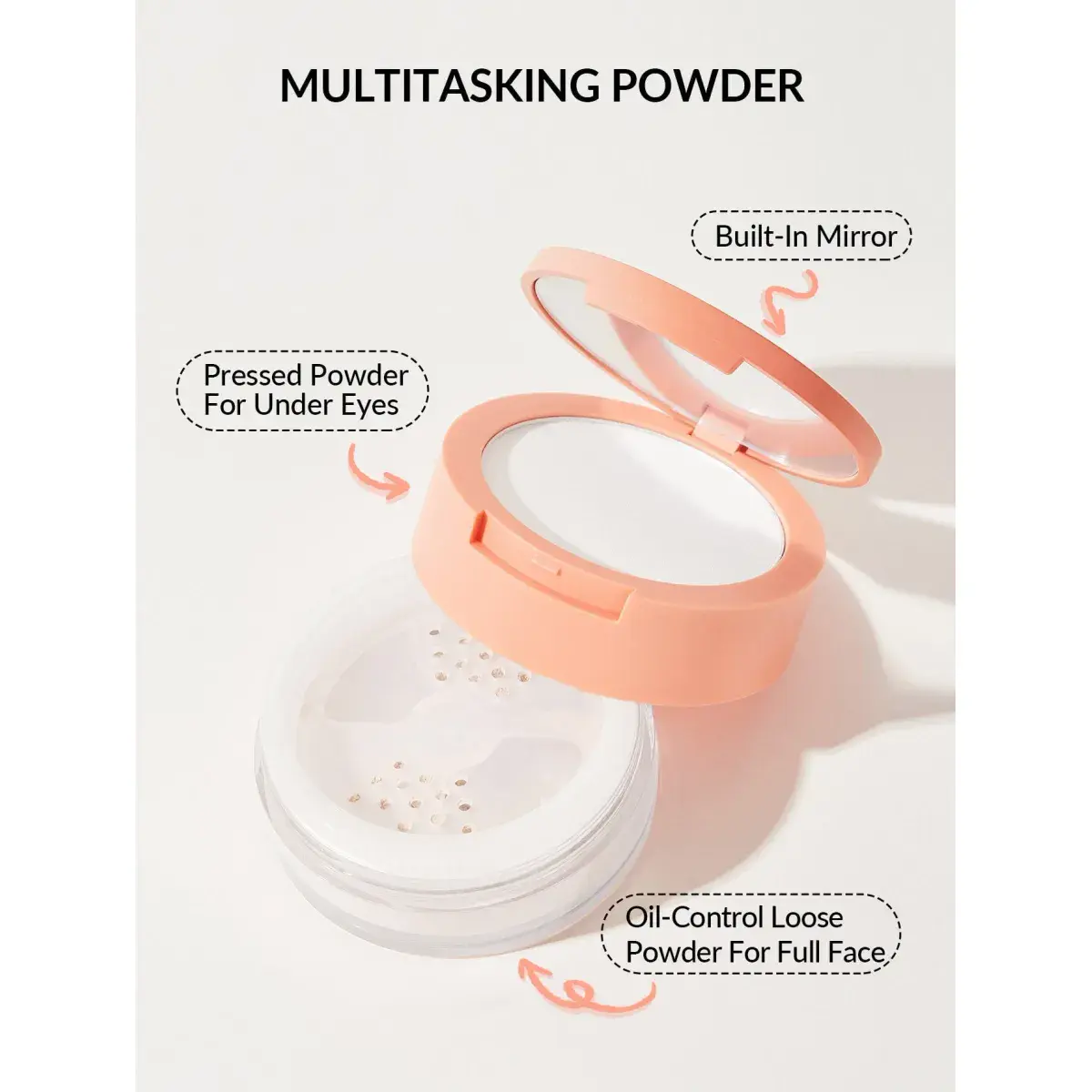 Sheglam Insta-Ready Face & Under Eye Setting Powder Duo Translucent - Image 4