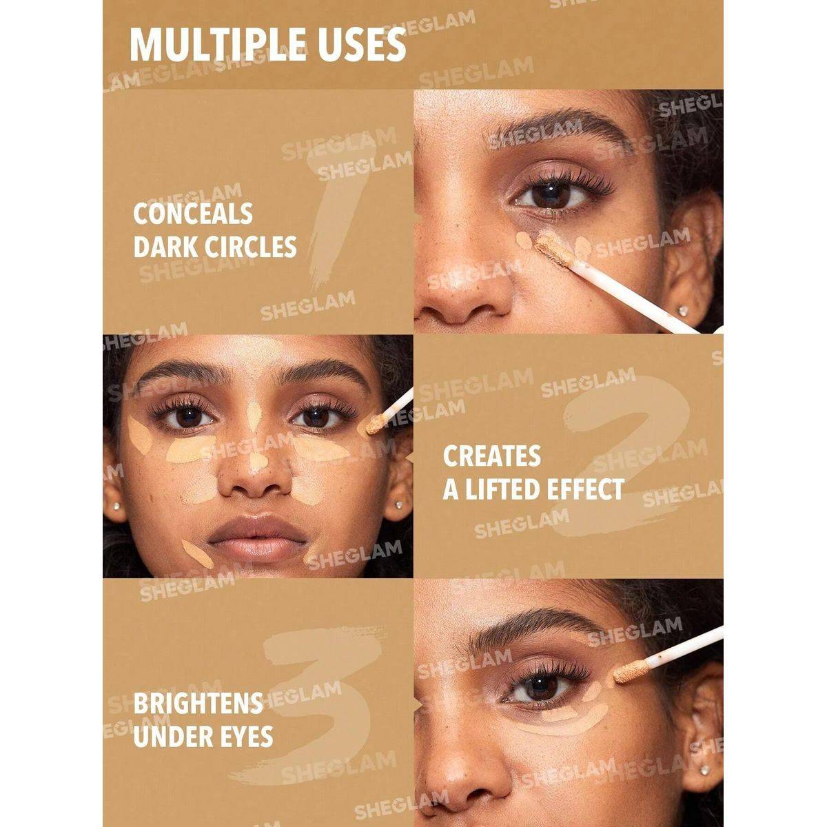 Sheglam Like Magic 12Hr Full Coverage Concealer Shell 3.8g - Image 5