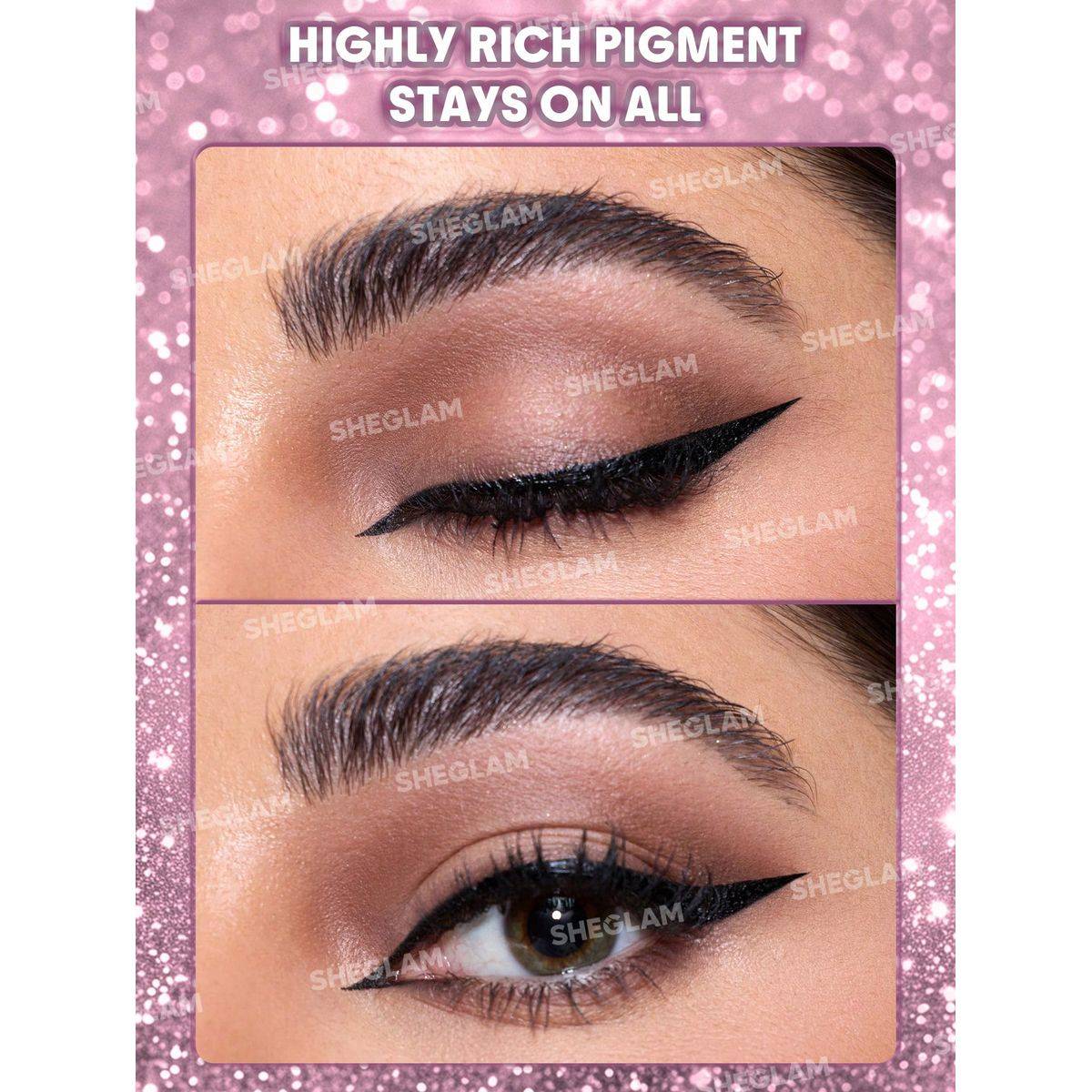 Sheglam Rose Line & Define Waterproof Liquid Eyeliner Black 0.5ml - Image 3