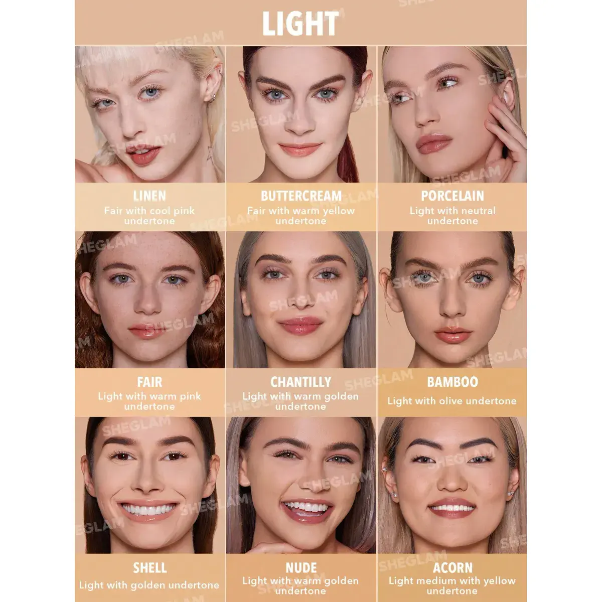 Sheglam Skin Focus High Coverage Powder Foundation Porcelain 11g - Image 4
