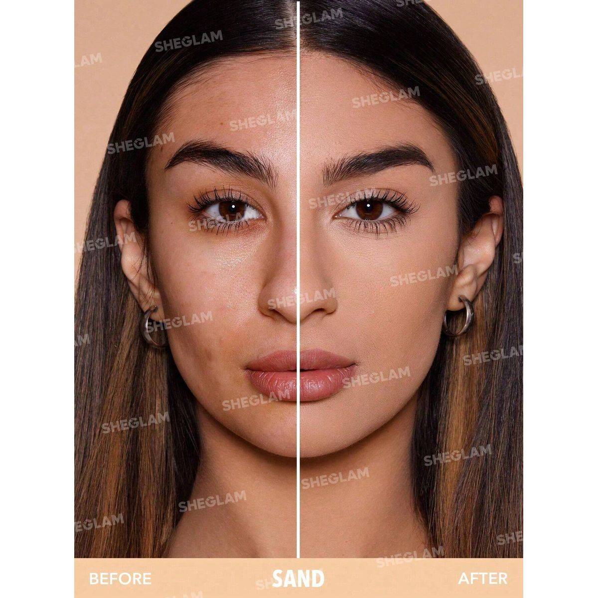 Sheglam Skin Focus High Coverage Powder Foundation Sand 11g - Image 6