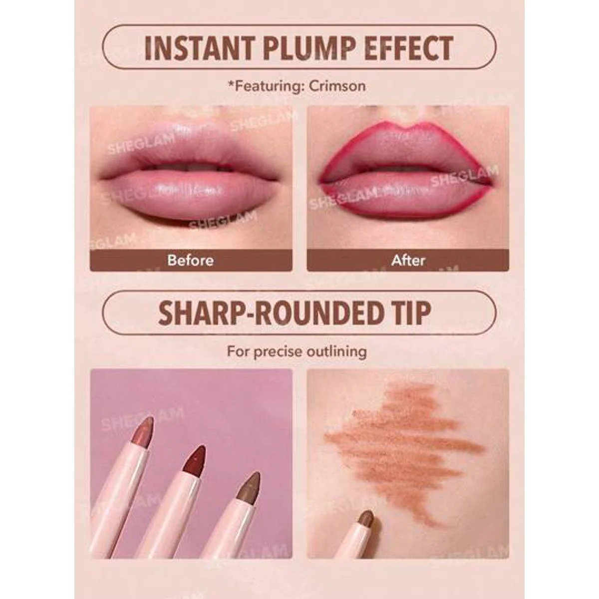 Sheglam So Lippy Lip Liner Neutral 0.25g - Image 3