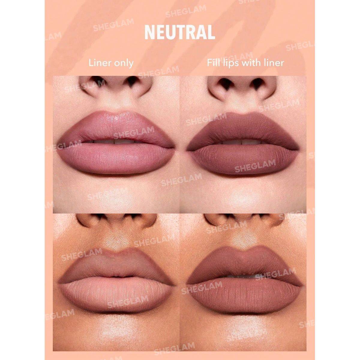 Sheglam So Lippy Lip Liner Set Au Naturel 3x0.25g - Image 2