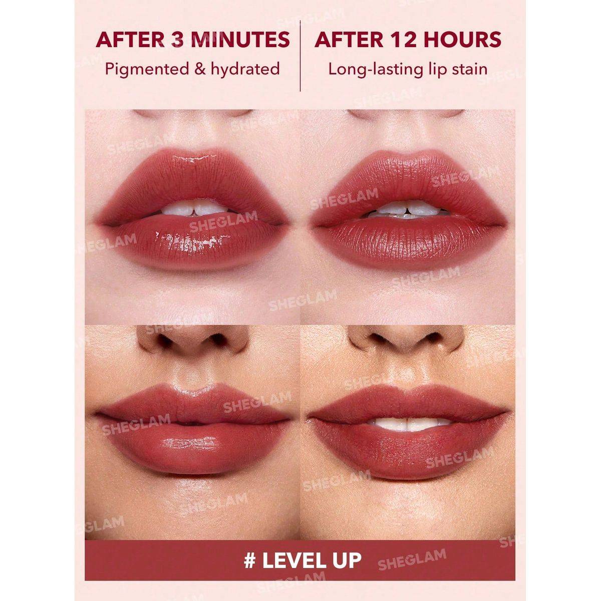 Sheglam Take A Hint Lip Tint Level Up 3.5ml - Image 5