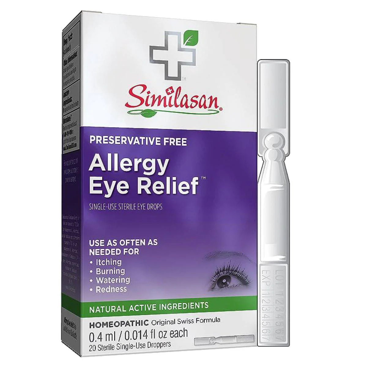 Similasan Allergy Eye Relief Drops 0.4ml 20 Single Dose Vials - Do Not Enable - Image 3