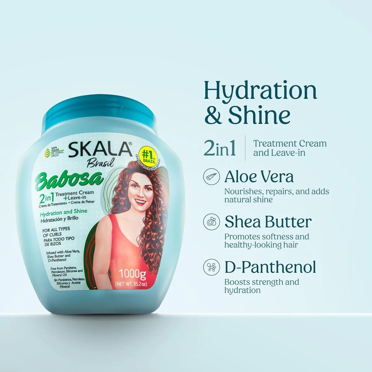 Skala Brasil Babosa Hair Treatment Cream 1kg - Image 3