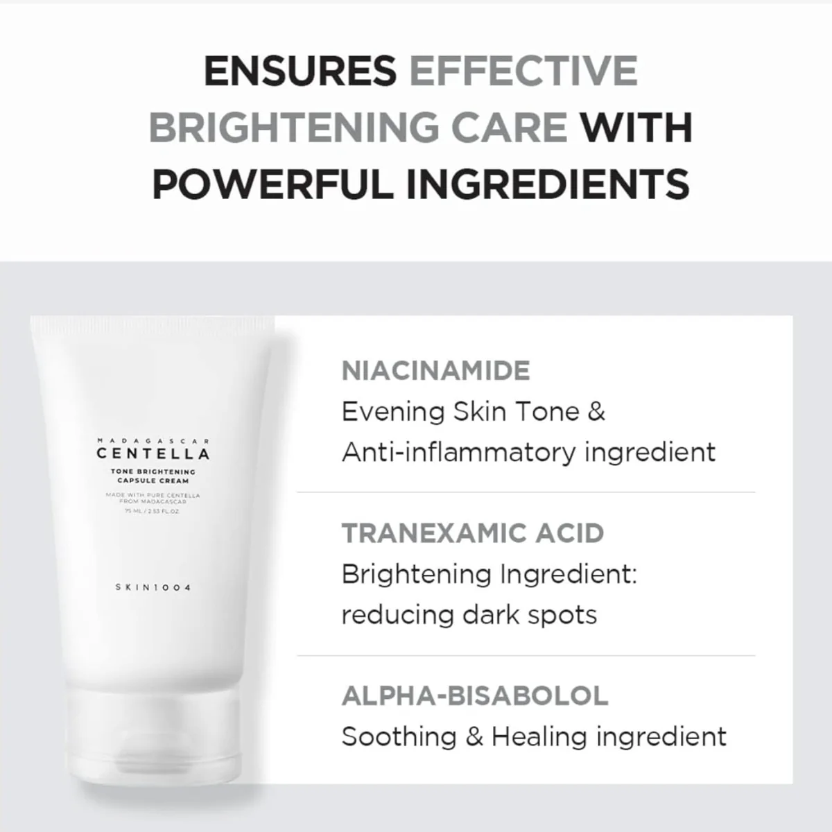 Skin1004 Madagascar Centella Tone Brightening Capsule Cream 75ml - Image 4