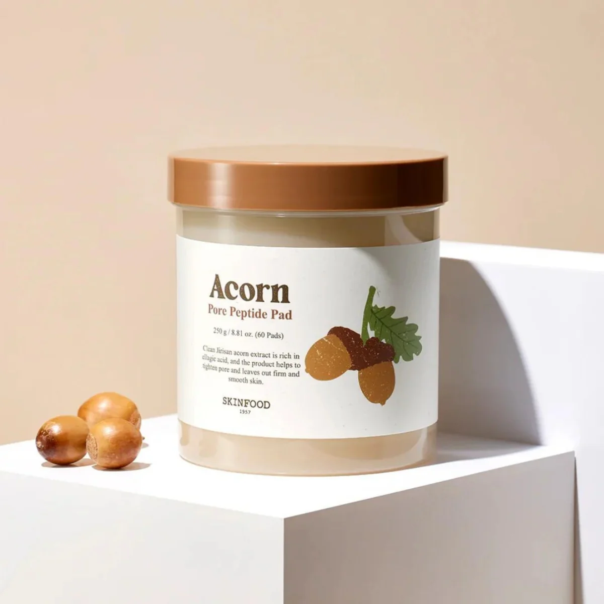 Skinfood Acorn Pore Peptide 60 Pads - Image 2