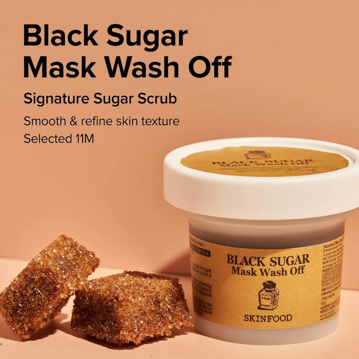 Skinfood Black Sugar Wash Off Mask 120g - Image 3