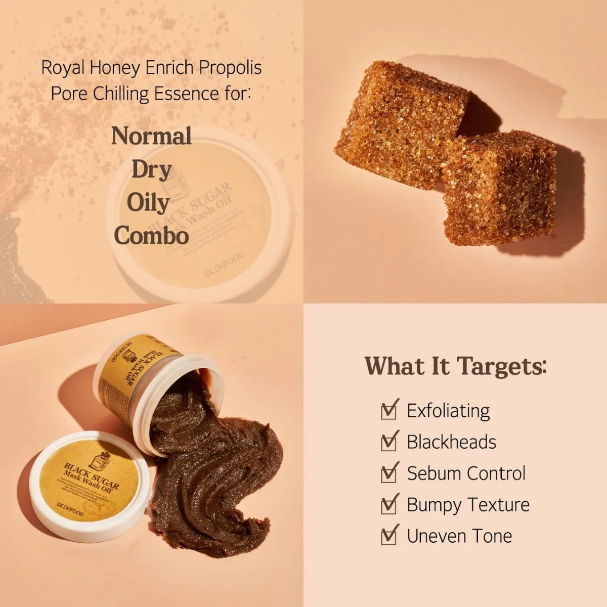 Skinfood Black Sugar Wash Off Mask 120g - Image 4