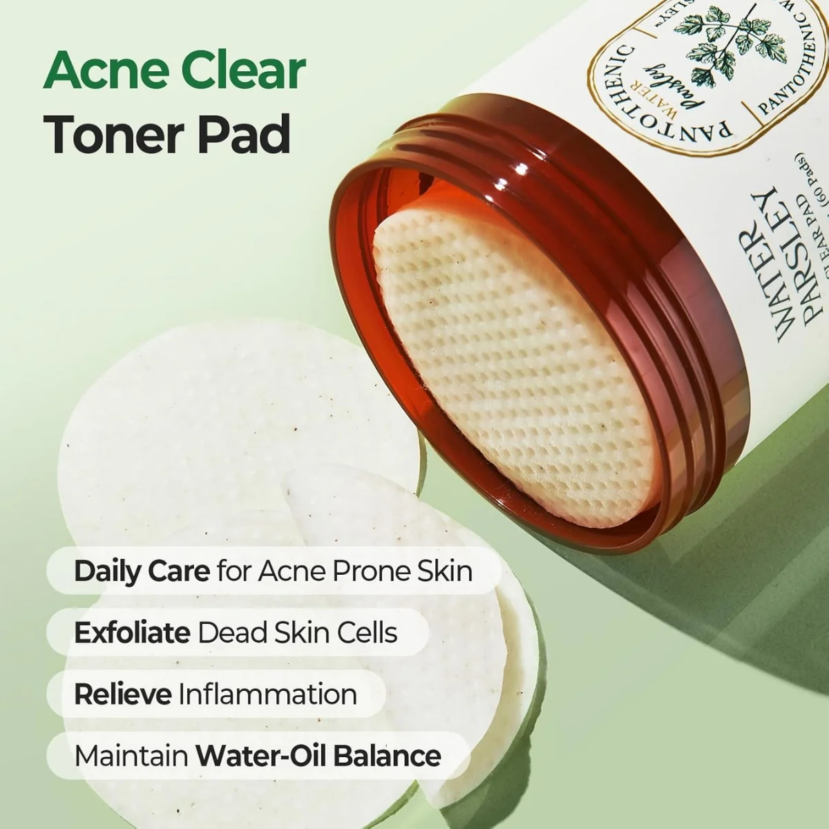Skinfood Pantothenic Water Parsley Clear 60 Pads - Image 6