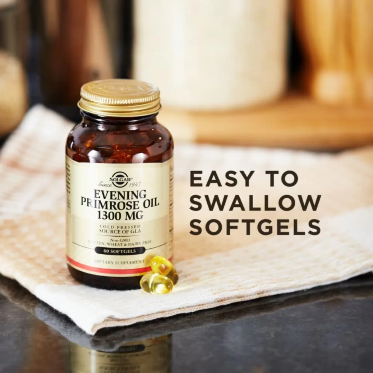 Solgar Evening Primrose Oil 1300mg 60 Softgels - Image 4