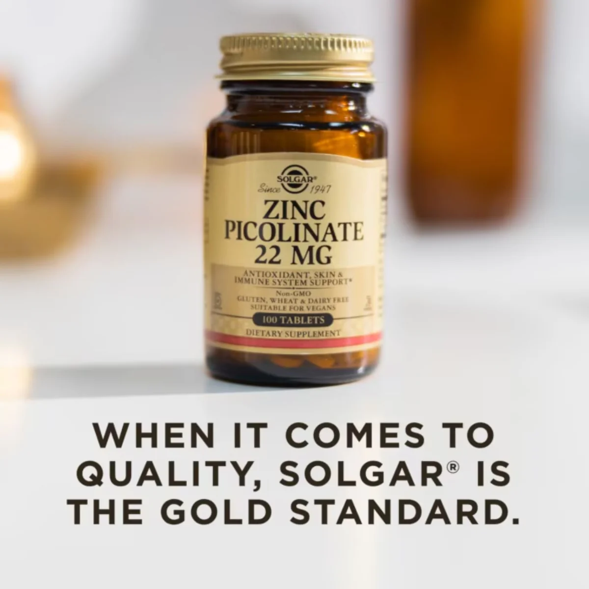 Solgar Zinc Picolinate 100 Tablets - Image 3