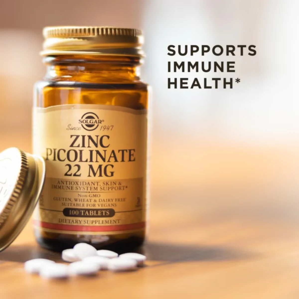 Solgar Zinc Picolinate 100 Tablets - Image 4