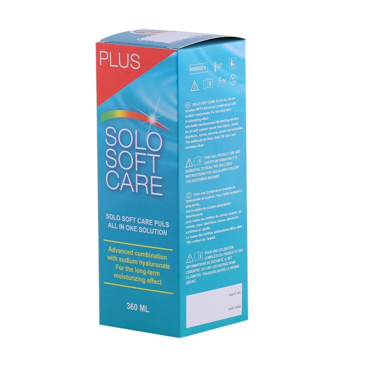 Solo Soft Care Plus Lens Solution 360ml - Image 2